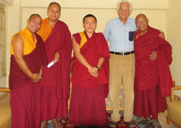 Dr Luigi with Yangsi Rinpoche